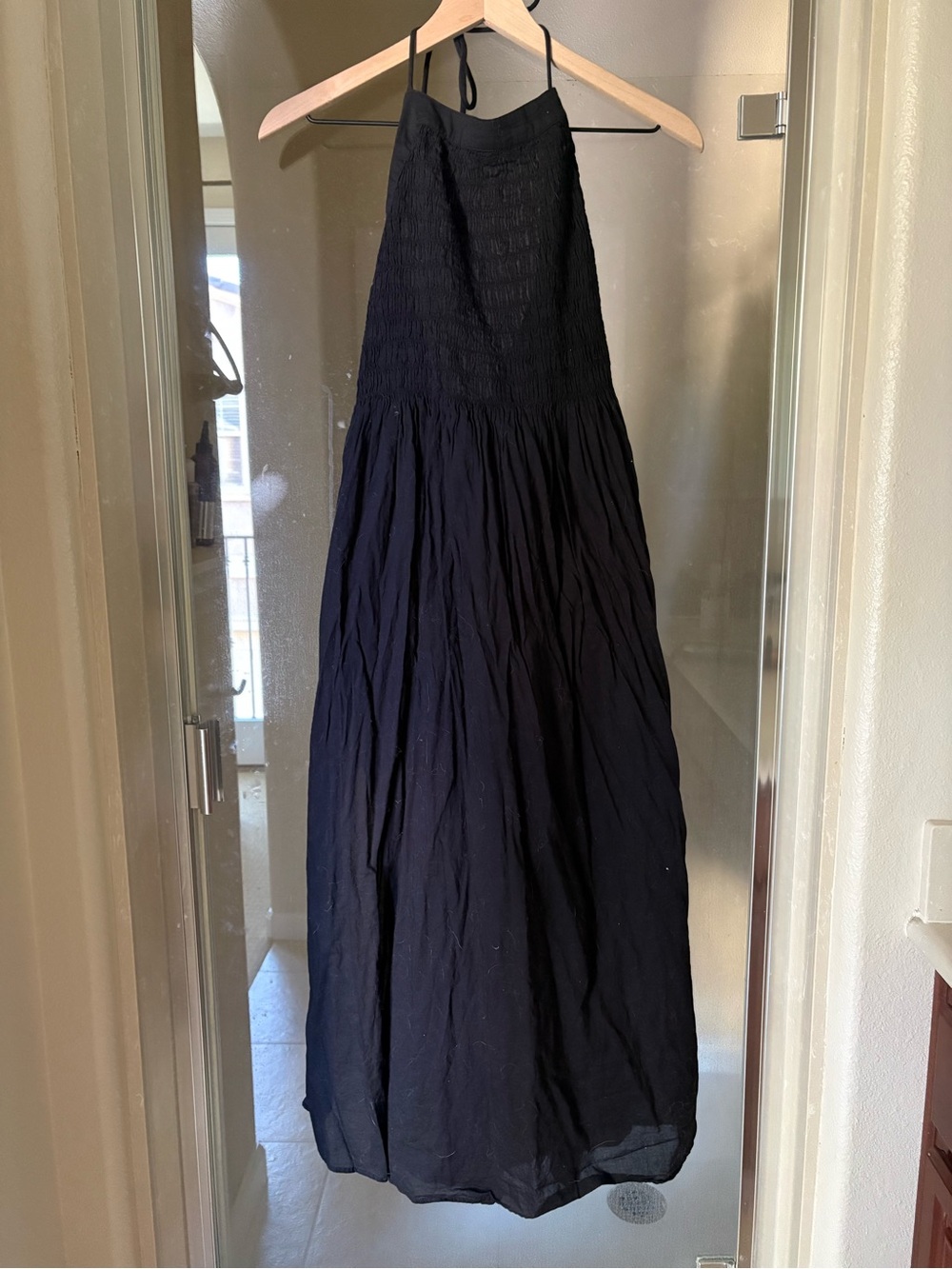 All Saints Black Halter Maxi Dress - Classic Women's Summer Dress